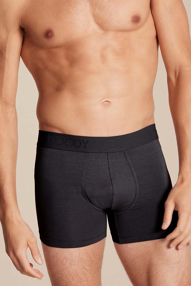 black bamboo eco friendly mens everyday boxer by boody