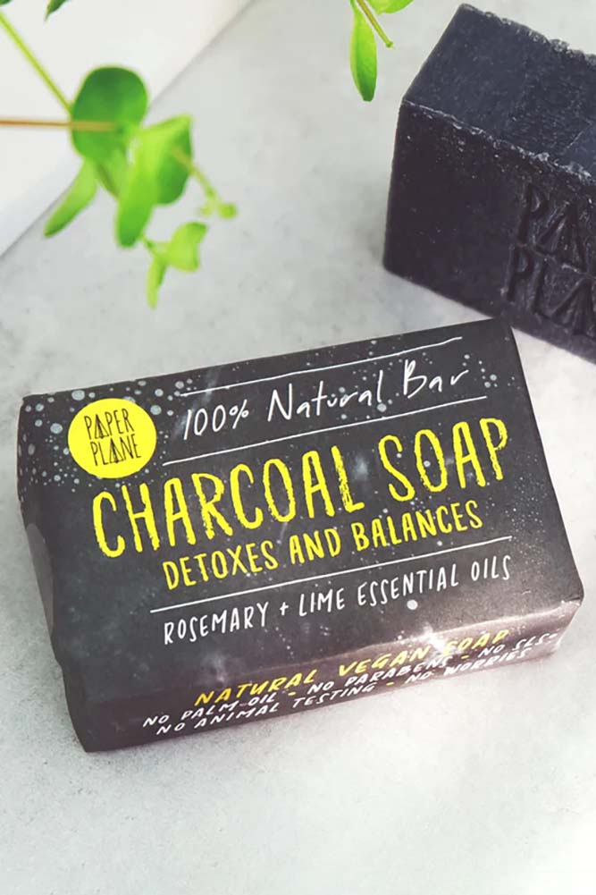 100% natural Charcoal soap