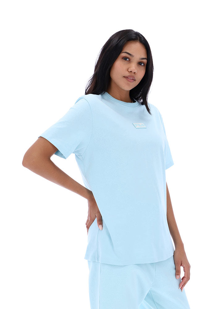 Blue Dax short sleeved gym t-shirt by Fila