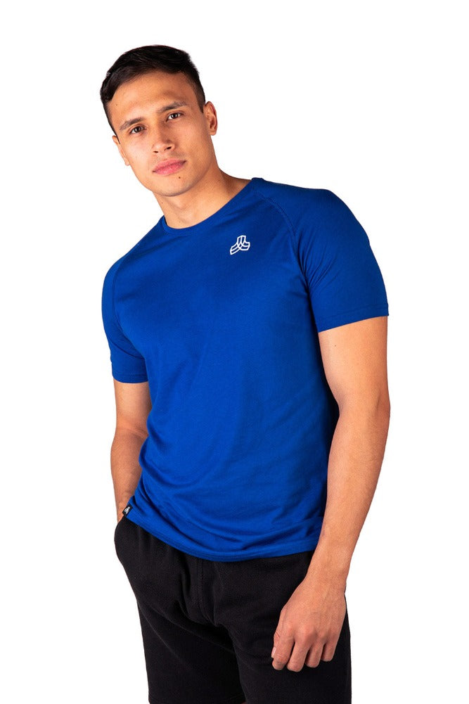 Blue Iron Roots Mens Beechwood Performance Tee sustainable clothing gym t