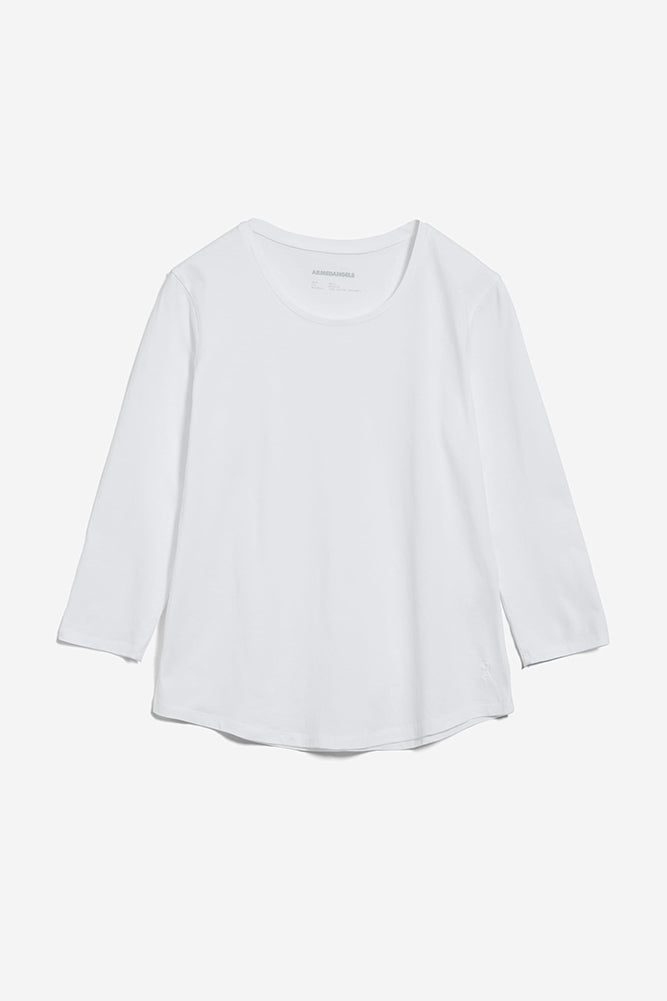 Organic cotton long sleeve wardrobe staple top