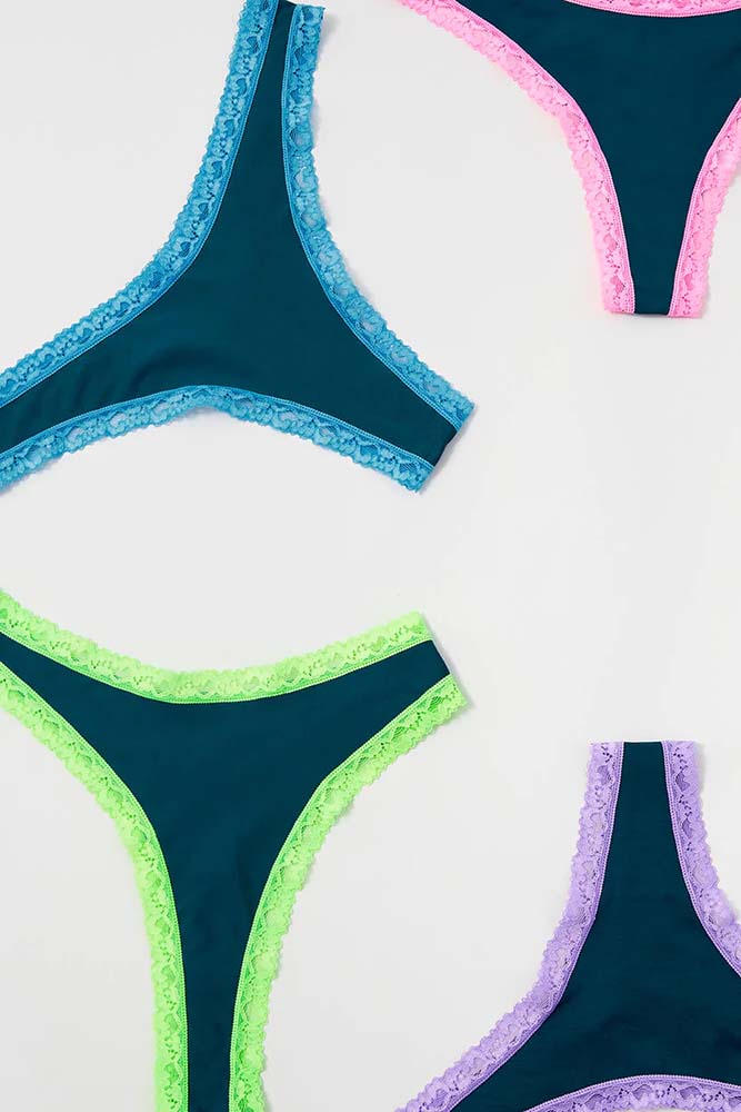 Neon Sustainable Tencel Thongs