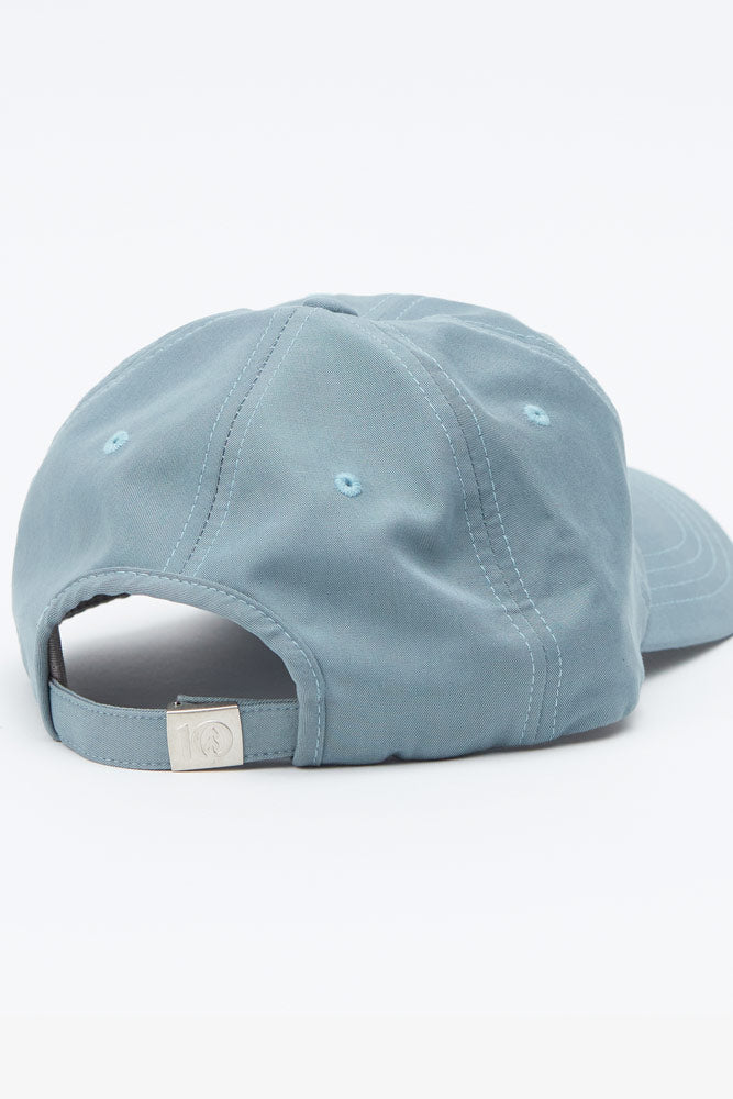 tentrees blue unisex tree embroidery tencel  sports cap sustainable sportswear