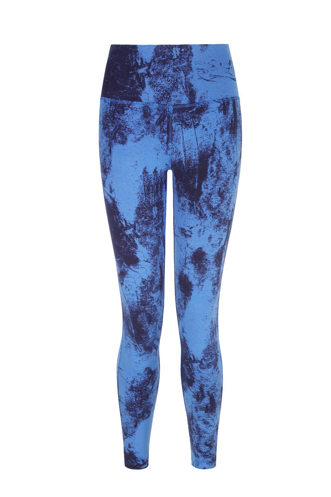 Blue patterned Flow With It Leggings from Asquith leggings or yoga pants