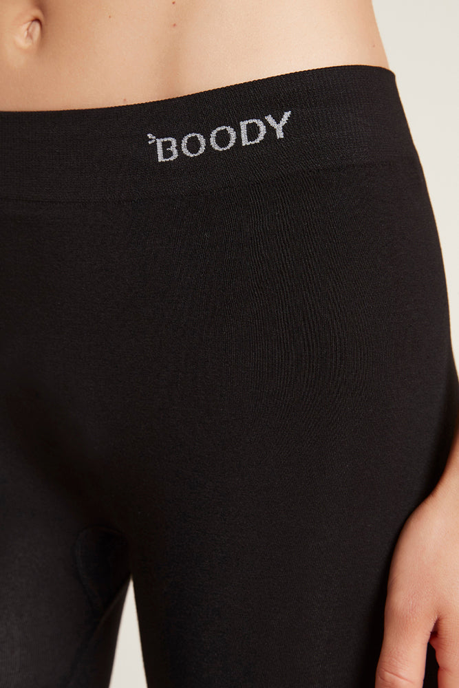 Black seamless womans full everyday leggings from boody
