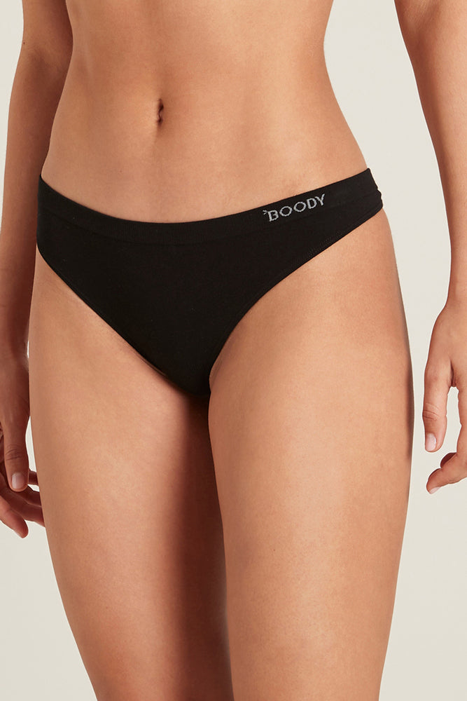 Womens underwear no show g-string from boody made with organic bamboo 