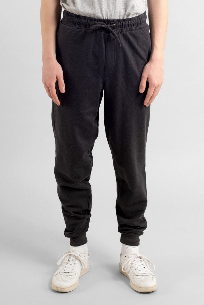 Dedicated grey mens joggers made from Fairtrade certified organic cotton with twin pockets