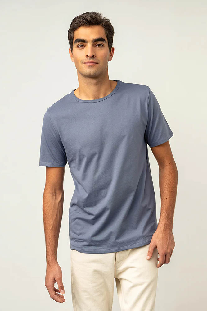 Light Blue Tshirt made from 100% organic cotton