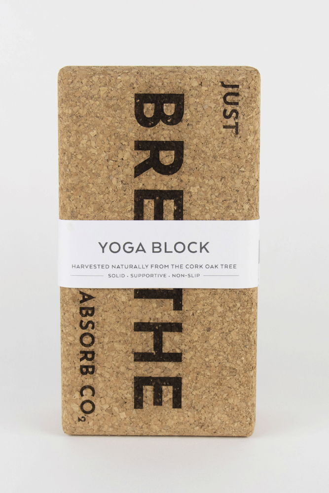 Sustainable set of 2 Cork Yoga blocks 