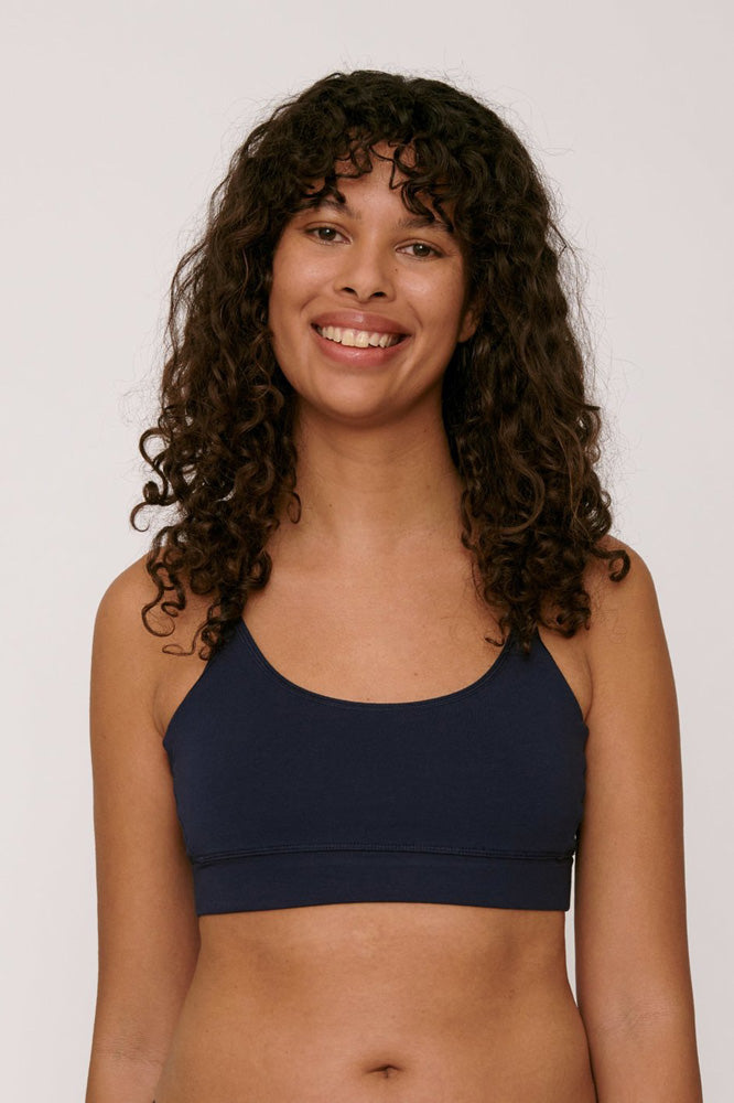 organic basics black organic basic bra