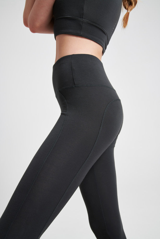 Renew Pocket Leggings in grey for yoga leggings or gym leggings by Asquith