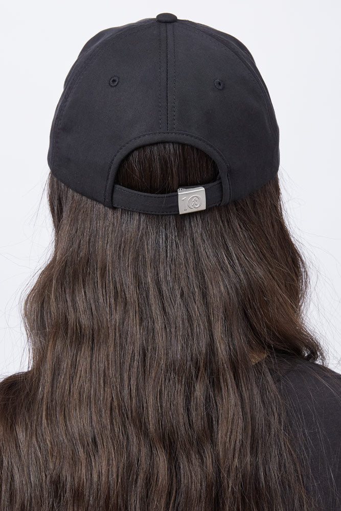 black tentree embroidery tencel sports cap peak cap