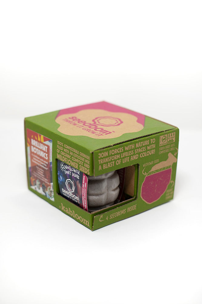 Four Pack of wild flower seedbom gift set