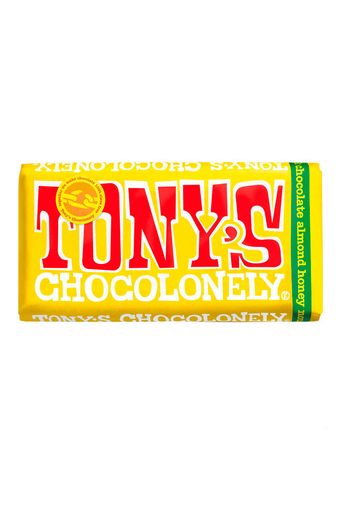 Tonys Chocolonely chocolate almond honey flavour