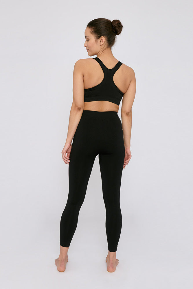 yoga leggings organic basics black seamless active leggings