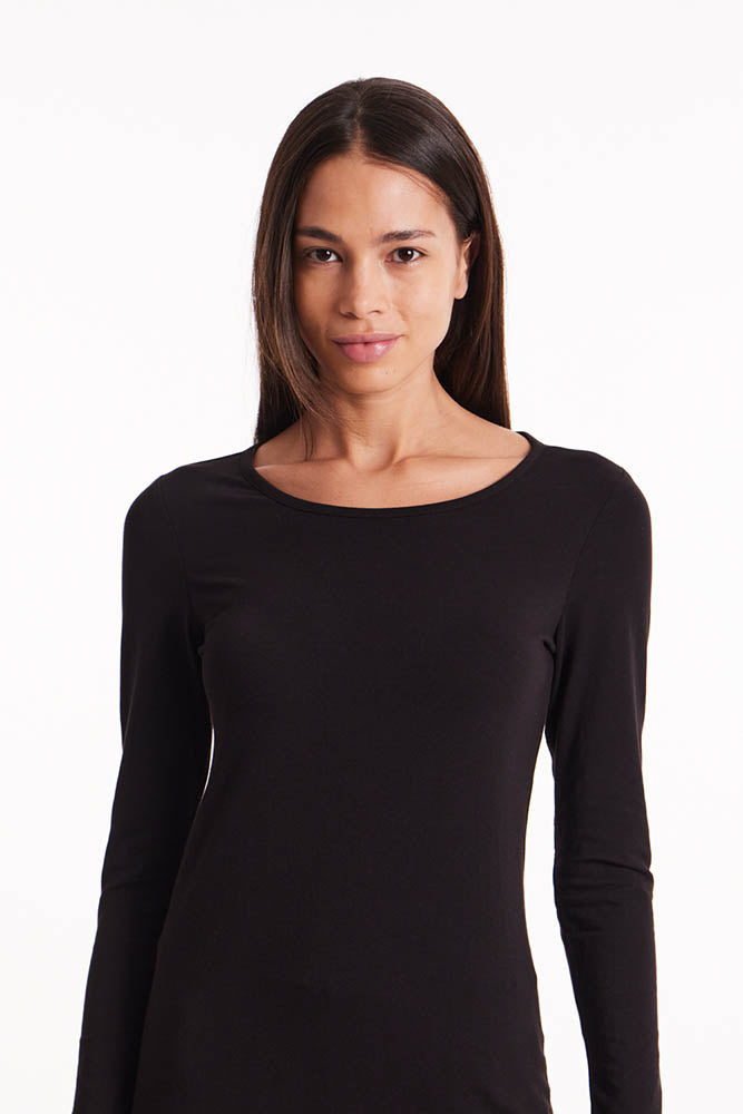 Long sleeve Black top from People tree