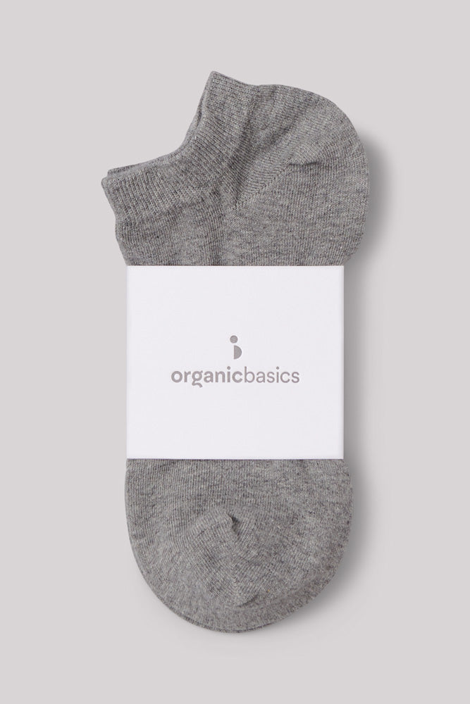organic cotton ankle socks grey organic basics eco clothing